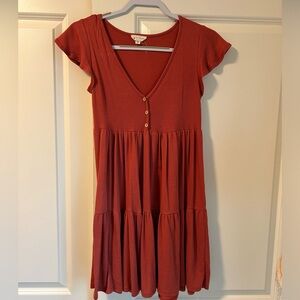 Ruffled summer/spring dress.